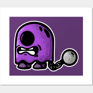 purple ghost prisoner Posters and Art